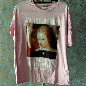 MEAN GIRLS Pink Graphic T-Shirt with Movie Print